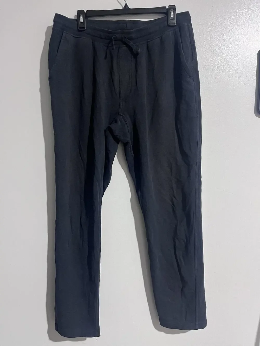 Duluth Trading Co. Pants Mens 34x28 Black Jogger Relaxed Fit Drawstring Pockets